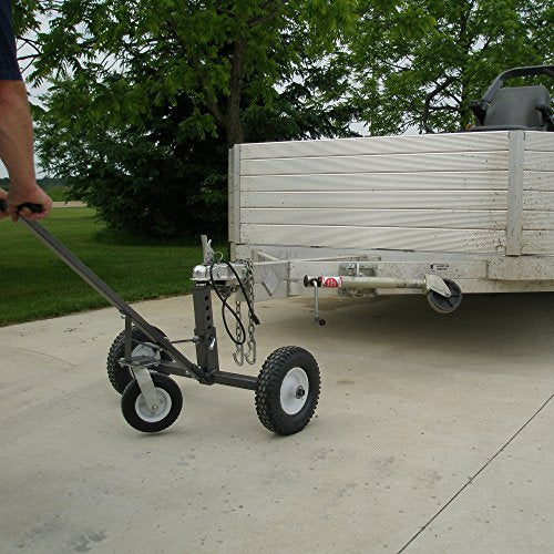 Load image into Gallery viewer, Tow Tuff TMD-800C Adjustable Trailer Dolly with Caster Wheels, Standard, Gray
