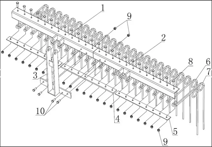 Yard Tuff FTF-72PSR3PT Pine Straw Rake Single Tine Replacement FTF-72PSR3PT-6