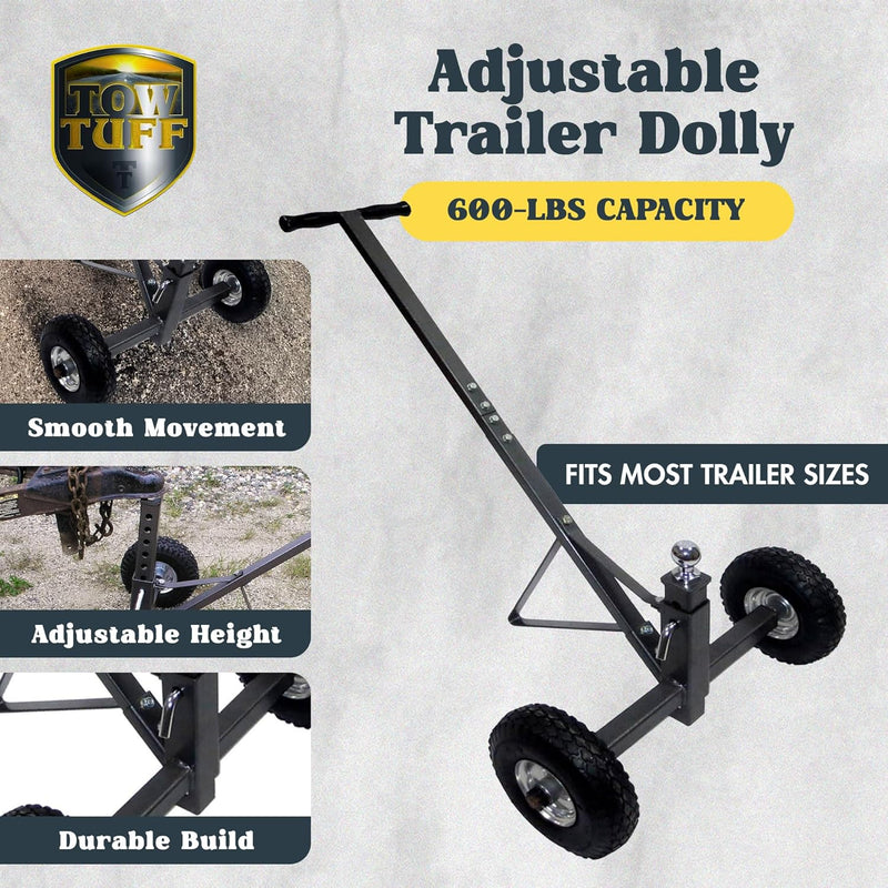 Load image into Gallery viewer, Tow Tuff TMD-600AFF Adjustable Trailer Dolly
