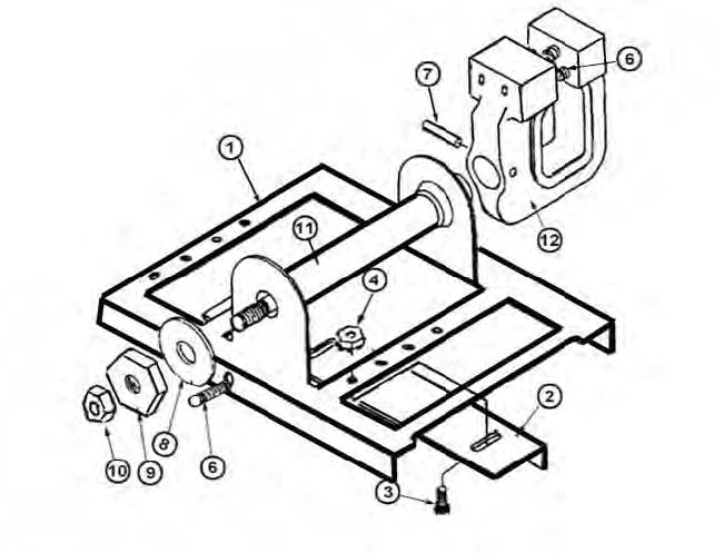 Timber Tuff TMW-56#2 Lumber Cutting Guide Adjustment Bracket