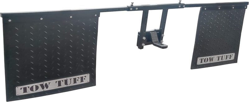 Load image into Gallery viewer, Tow Tuff Big Boy TTF-242425AMF 24&quot; x 24&quot; Universal-Mounts Mud Flaps to Protect Trailer, Boats, Camper, Fish House - Adjustable
