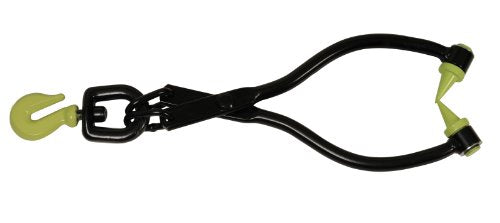 Timber Tuff TMW-02SS 20 Inch Swivel Grab Skidding Tongs, Black