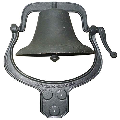 Load image into Gallery viewer, Yard Tuff YTF-22LB Large Decorative Collectible Cast Iron Metal Farm Dinner Bell
