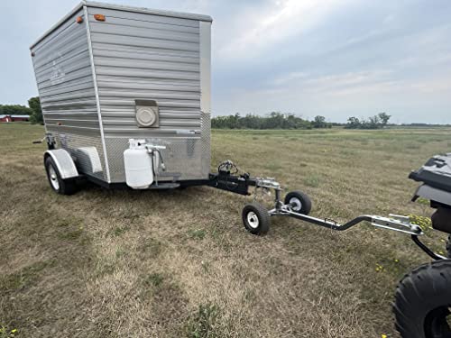 Tow Tuff TMD-800ATV ATV Weight Distributing Adjustable Trailer Dolly , Black