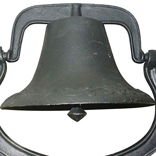 Load image into Gallery viewer, Yard Tuff YTF-22LB Large Decorative Collectible Cast Iron Metal Farm Dinner Bell
