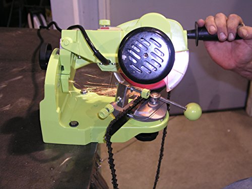 Load image into Gallery viewer, Timber Tuff CS-BWM Benchtop / Wall Mount Electric Chain Saw Chain Sharpener Green
