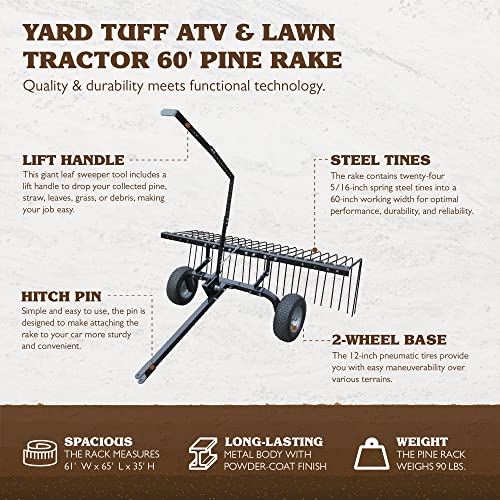 Yard Tuff Pine Straw Rake – Tuff Brothers