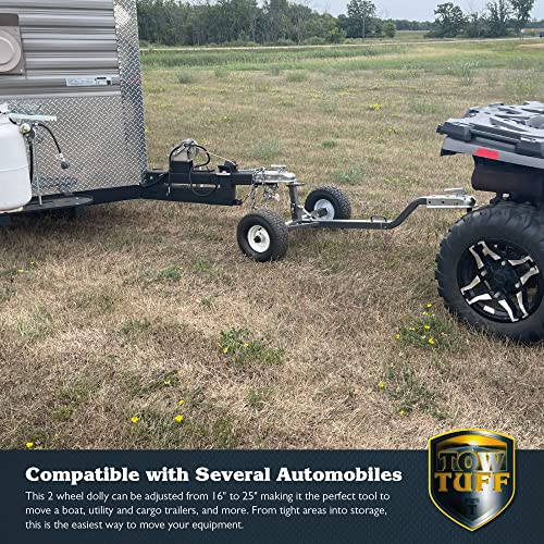 Load image into Gallery viewer, Tow Tuff TMD-800ATV ATV Weight Distributing Adjustable Trailer Dolly , Black
