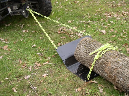 Timber Tuff TMW-21 Log Skidding Plate, Black