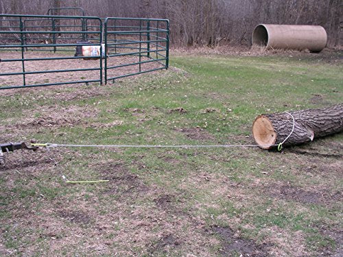 Load image into Gallery viewer, Timber Tuff TMW-48 Log Choker Cable with Ring and Probe Stake
