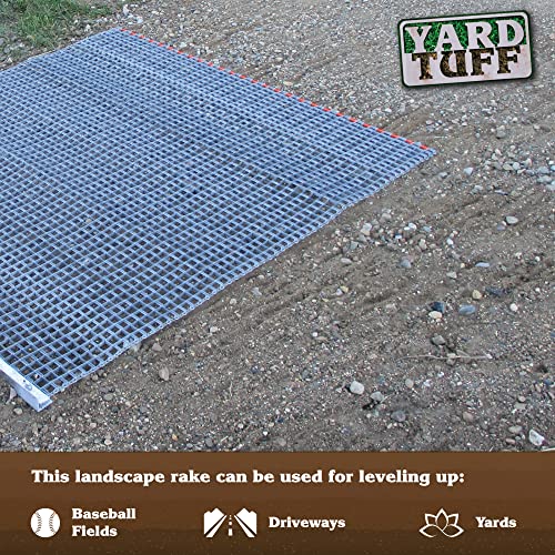 Load image into Gallery viewer, Yard Tuff 33HPDM ATV UTV 3 x 3 Feet Heavy Duty Durable Zinc and Steel Mesh Field Surface Leveling Drag Mat for Manual or Vehicle Assisted Pulling
